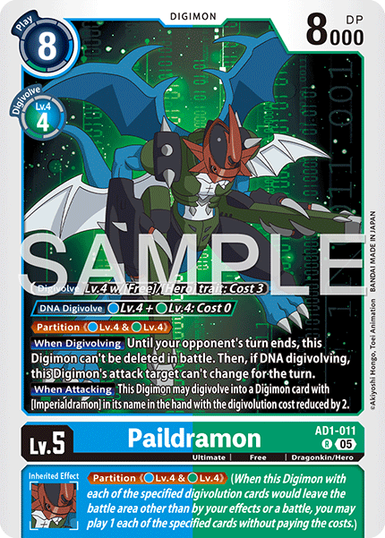 Paildramon AD1-011