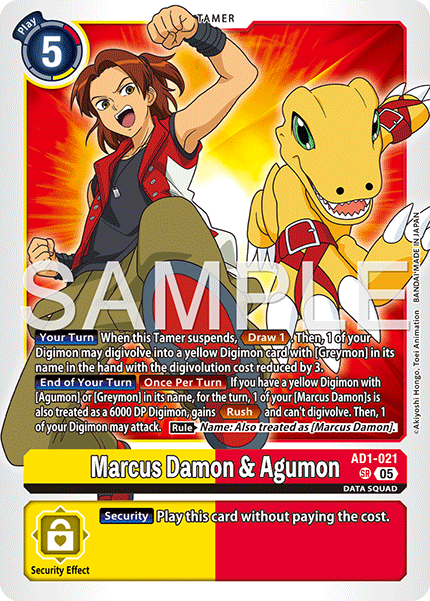 Marcus Damon & Agumon AD1-021