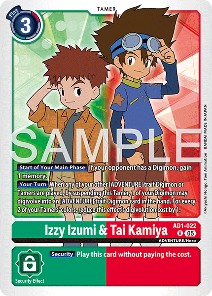 Izzy Izumi & Tai Kamiya AD1-022